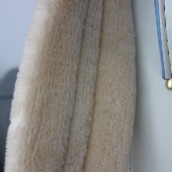 Super Cute Pink White and Blue Golf Bag with Makeup Purse Side Pouch - Picture 12 of 16